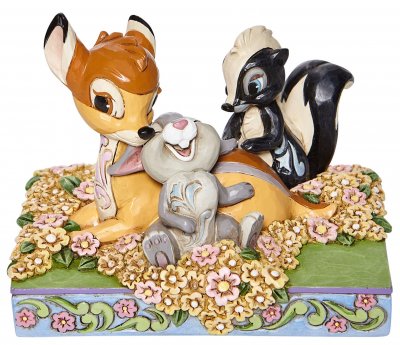 'Childhood Friends' - Bambi & Thumper & Flower figurine (Jim Shore Disney Traditions)