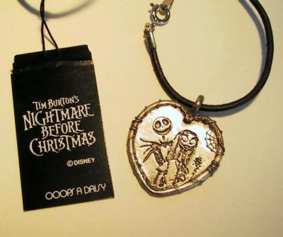 Jack Skellington and Sally choker
