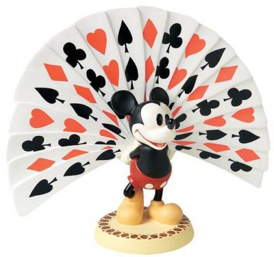 'Playing card plumage' - Mickey Mouse figurine (Walt Disney Classics Collection - WDCC)