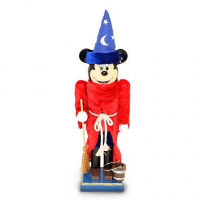 Mickey Mouse as Sorcerer's Apprentice Nutcracker Disney figure (14 inches)