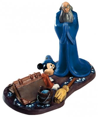 'Oops' - Mickey Mouse Sorcerer's Apprentice and Yensid figurine (Walt Disney Classics Collection - WDCC)