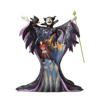 'Malevolent Madness' - Maleficent with scene figurine (Jim Shore Disney Traditions)