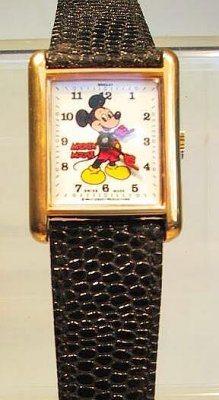 Mickey Mouse watch (square face)