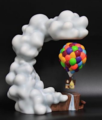 Disney / Pixar 'Up' house light-up levitating figurine