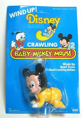 Baby Mickey Mouse Disney crawling figure