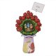 Sleeping Beauty red roses snowglobe