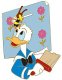 Inferior Decorator Donald Duck with angry bee slider Disney pin