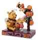 'A Spook-tacular Halloween' - Winnie the Pooh, Piglet, and Tigger in Halloween costumes figurine (Jim Shore Disney Traditions) - 1