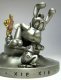 Mickey Mouse and Pluto in boat pewter figure - 1