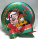 Mickey Mouse and Pluto Tokyo Disneyland Christmas 1990 button