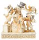 'Frosty Friendship' - Fab 4 'White Woodland' figurine (Jim Shore Disney Traditions)