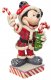 'Peppermint Surprise' - Santa Mickey Mouse with candy canes figurine (Jim Shore Disney Traditions) - 1