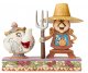 'Workin' Round the Clock' - Mrs Potts and Cogsworth figurine (Jim Shore Disney Traditions)