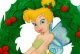 Tinker Bell holiday wreath Disney wall decoration - 1