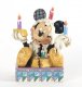 'Here's to you' - Mickey Mouse with birthday cake figurine (Jim Shore Disney Traditions)