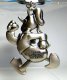 Donald Duck marching pewter keychain - 1