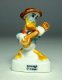 Donald Duck playing banjo porcelain miniature figure