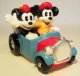 Mickey Mouse and Minnie Minnie in jalopy Disney figurine