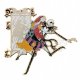 Jack Skellington and Sally dancing in front of mirror pin - 0