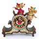 'A Stitch in Time' - Gus & Jaq on clock figurine (Jim Shore Disney Traditions)