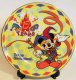 Decorative plate featuring Mickey Mouse as a jester