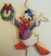 Donald Duck pull-toy wooden ornament - 1