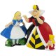 Alice in Wonderland & Queen and King of Hearts magnetized salt and pepper shaker set (Westland)