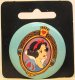 Snow White in magic mirror button