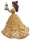 'Beautiful Bibliophile' - Belle holding enchanted rose figurine (Jim Shore Disney Traditions) - 1