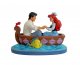 'Waiting for a Kiss' - Ariel and Eric in a boat Disney figurine (Jim Shore Disney Traditions)
