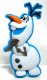 Olaf soft touch magnet (from 'Frozen')