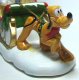 Mickey Mouse and Minnie Mouse on sleigh pulled by Pluto Disney music box - 2