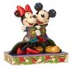 'Warm Wishes' - Minnie and Mickey Mouse quilt figurine (Jim Shore Disney Traditions) - 1