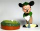 Mickey Mouse on golf putting green salt and pepper shaker set - 1