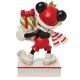 Mickey Mouse 'black, white, red, and green' stacked presents Christmas figurine (Jim Shore Disney Traditions) - 1
