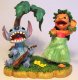 Stitch with ukelele & Lilo in grass skirt mini bobblehead