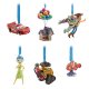 Set of six Disney-Pixar sketchbook ornaments (Disney Store 30th anniversary 2017)