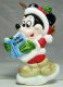 Santa Mickey Mouse with To My Grandpa book ornament
