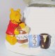 Winnie the Pooh and snowman musical snowglobe - 1