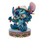 Stitch wrapped in Christmas lights figurine (Jim Shore Disney Traditions) - 1