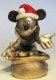 Mickey Mouse as Santa colored pewter figure