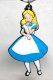 Alice in Wonderland soft touch keychain (Monogram)
