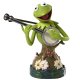 Kermit the Frog playing banjo 'Grand Jester' Disney Muppets bust - 0