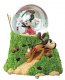 Canine Caddy musical snowglobe
