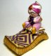 Boy on flying carpet ornament