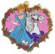 Cinderella on carousel horse Disney pin