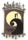 Jack Skellington and Sally moon and mountain Disney pin
