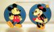 Mickey Mouse and Minnie Mouse Disney clip-on earrings
