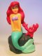Ariel & Sebastian on rock Disney PVC figure