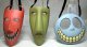 Lock, Shock & Barrel mask ornament set